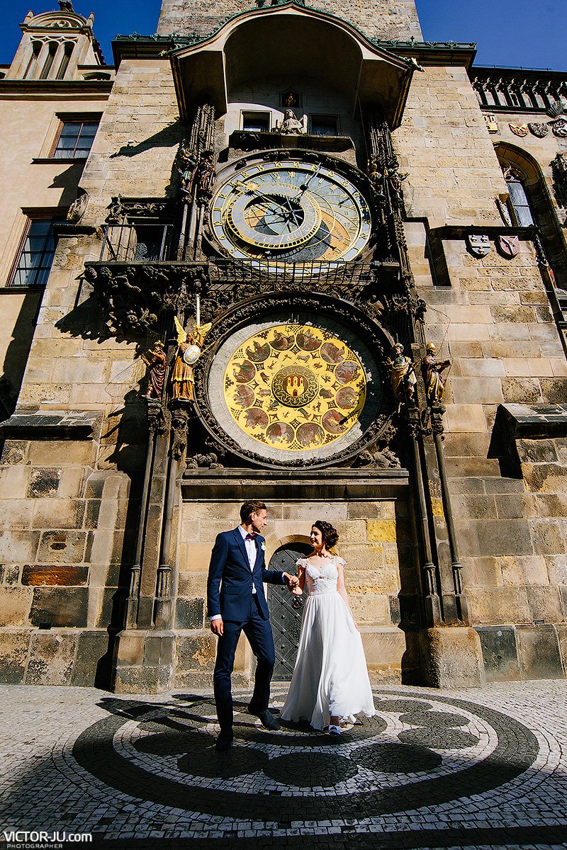 Свадебная прогулка по Праге