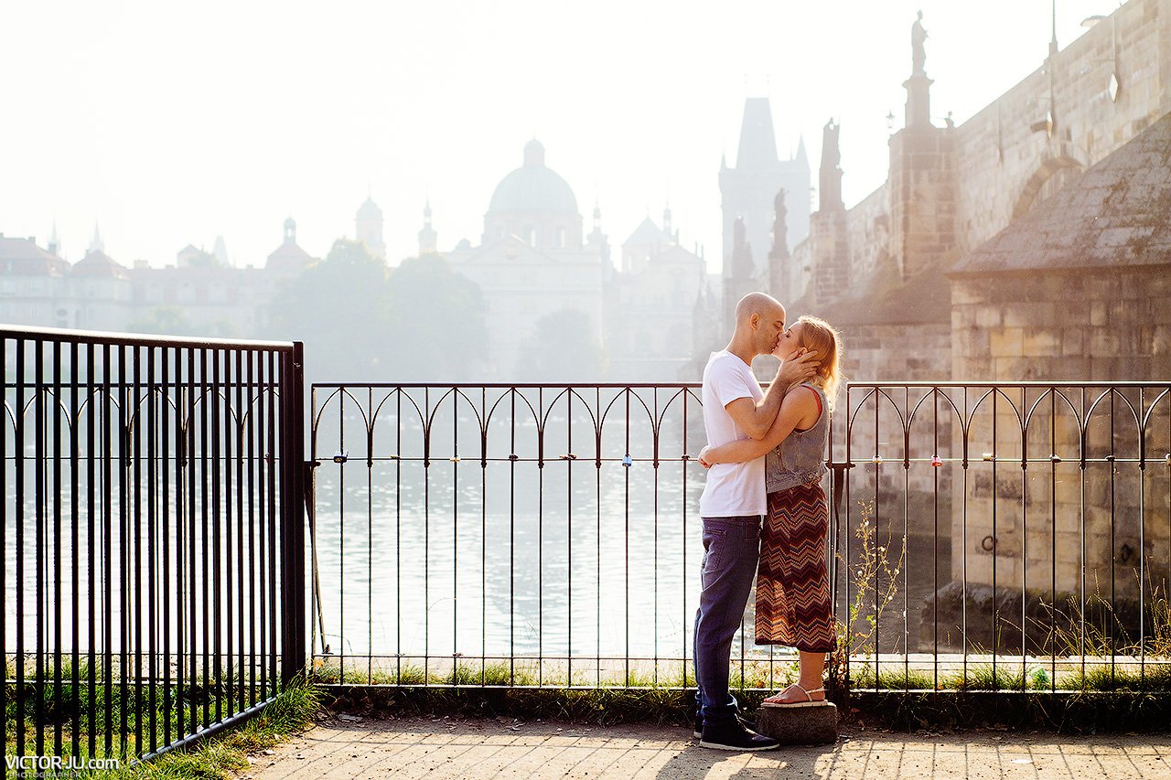 Love story in Prague
