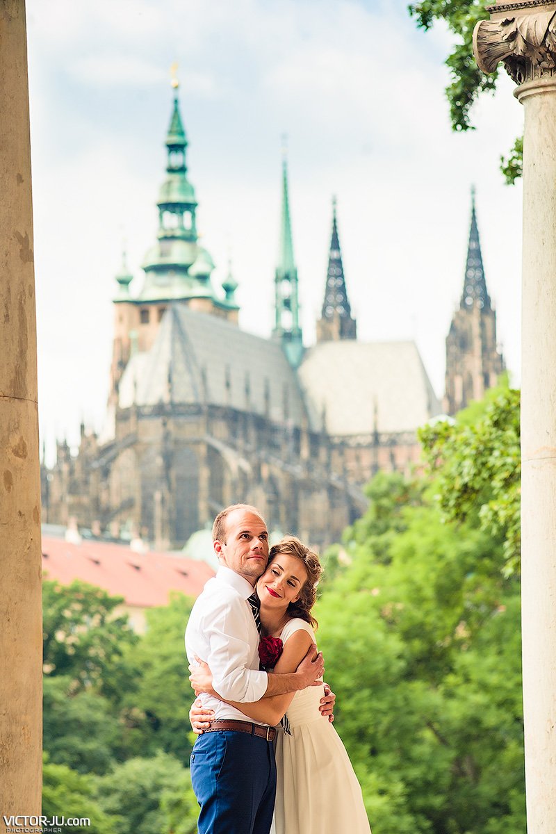 Prewedding photoshoot in Prague, Europe