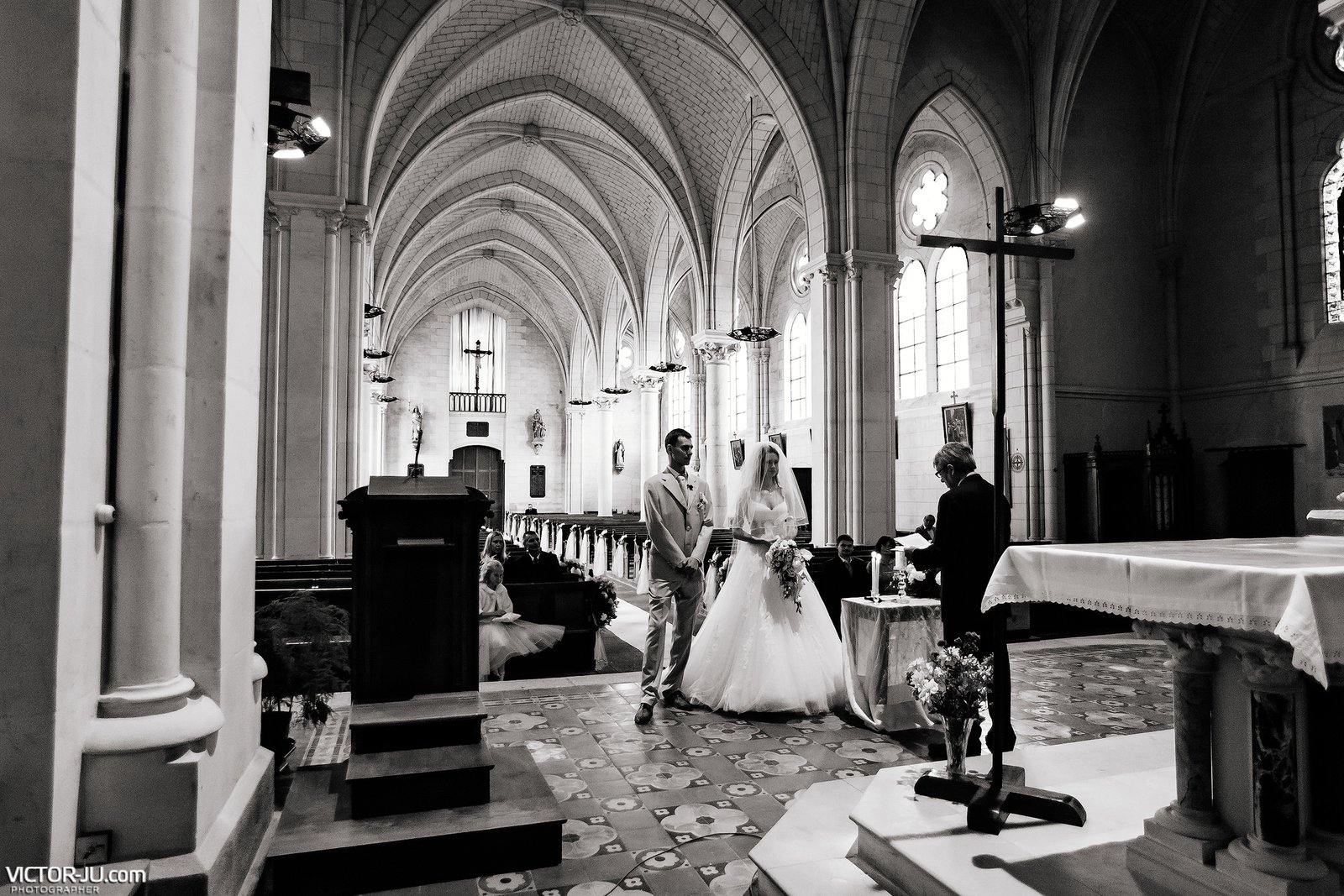 Wedding ceremony in France