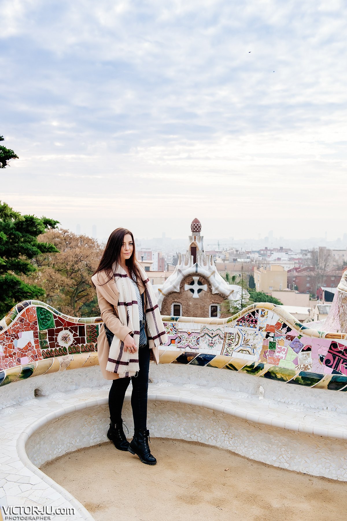 Photoshoot in Barcelona Park Guell