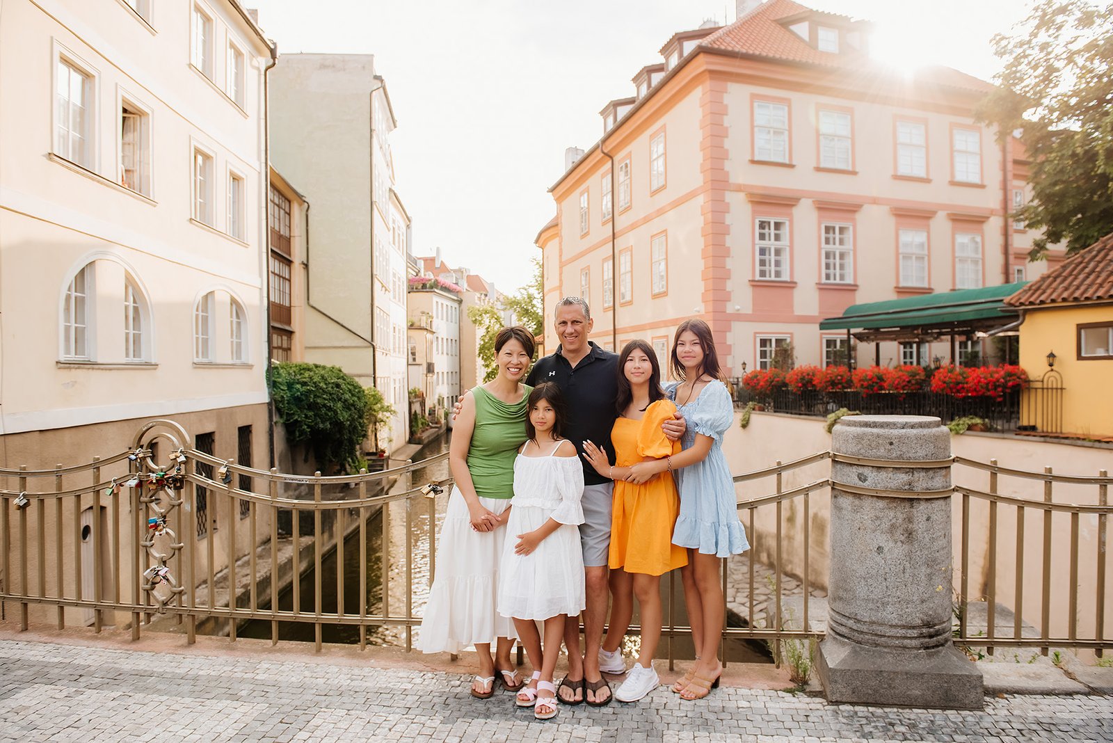 Family photo shoot in Prague