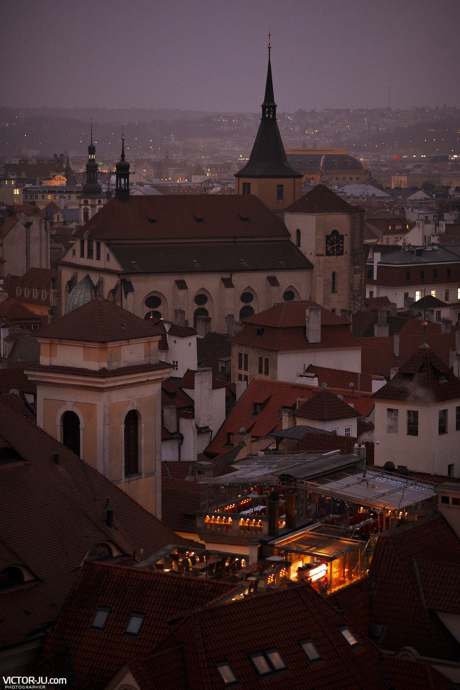 Прага. Фотография со Староместской ратуши