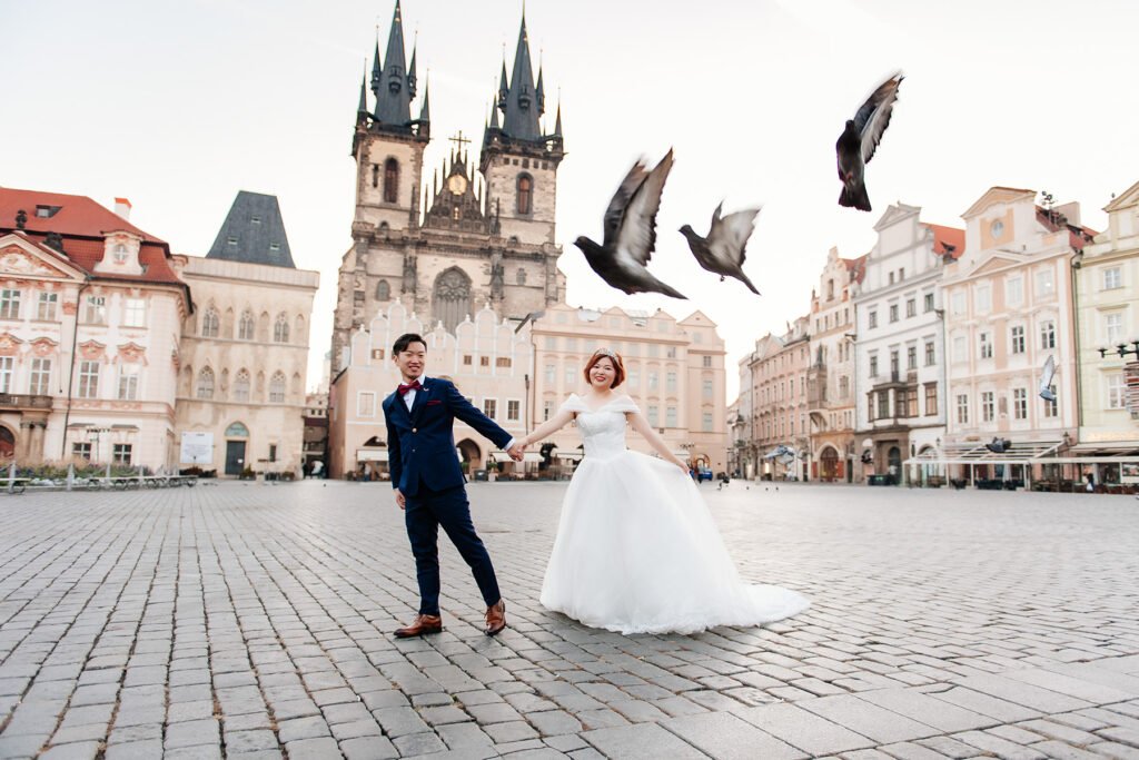 Pre-wedding photoshoot Prague