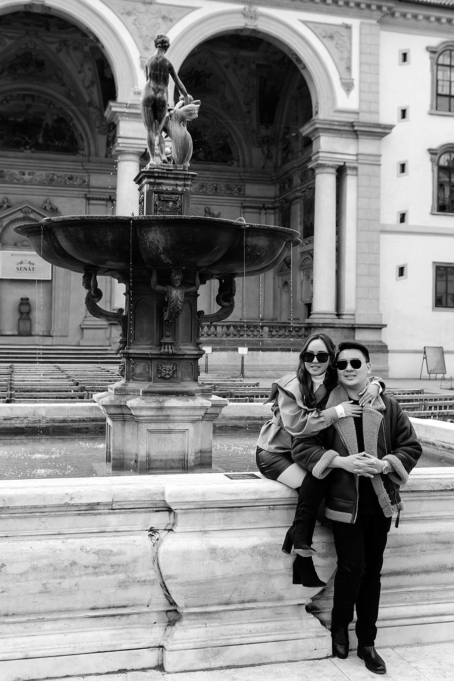 Couple photoshoot in Prague
