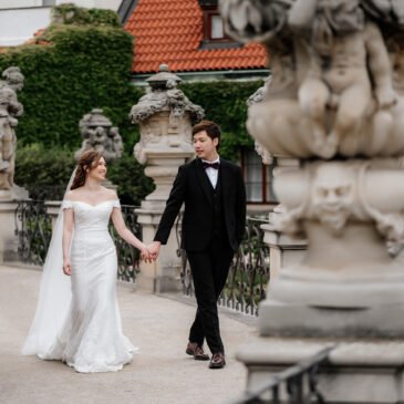 Pre-wedding in Prague for stunning couple Stella & Ricky