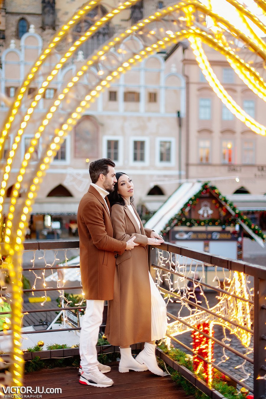 Christmas Photoshoot in Prague