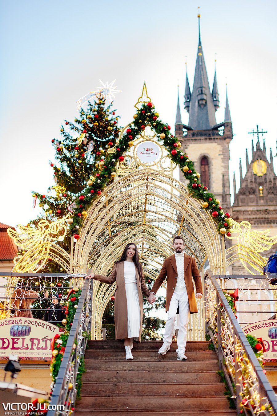 Christmas Photoshoot in Prague