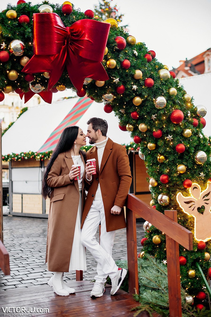 Christmas Photoshoot in Prague