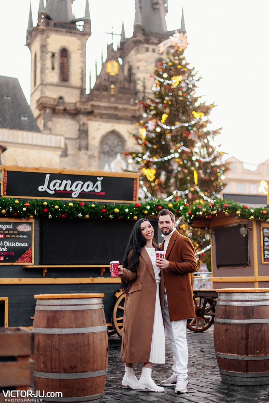 Christmas Photoshoot in Prague