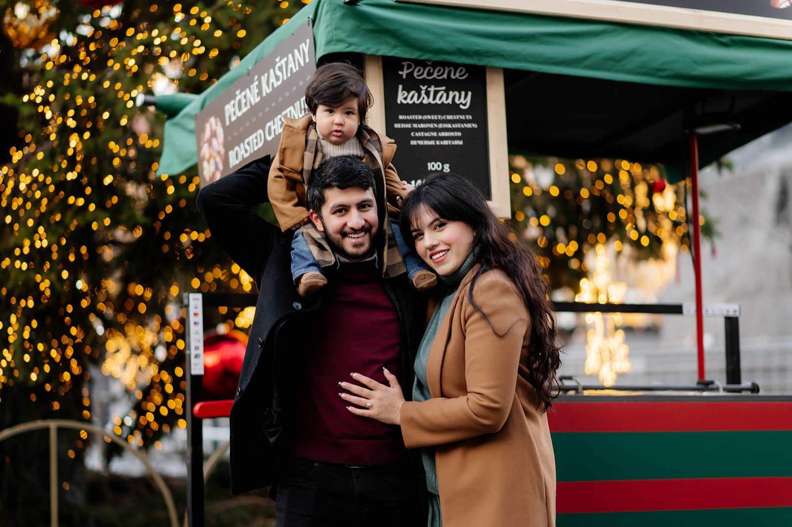 Family Christmas Photoshoot Prague